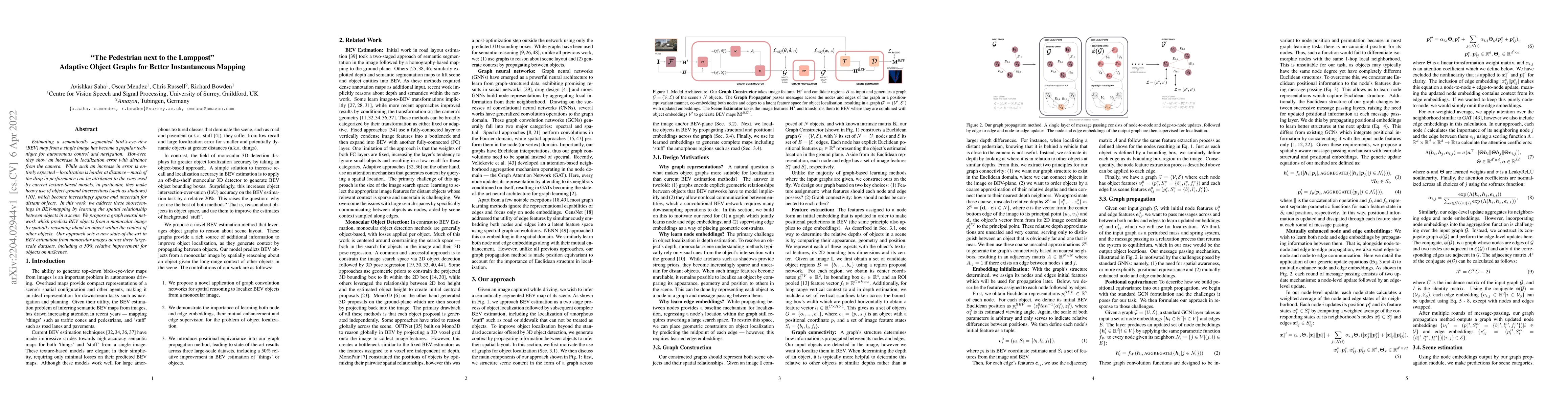 Thumbnail for "The Pedestrian next to the Lamppost" Adaptive Object Graphs for Better
  Instantaneous Mapping