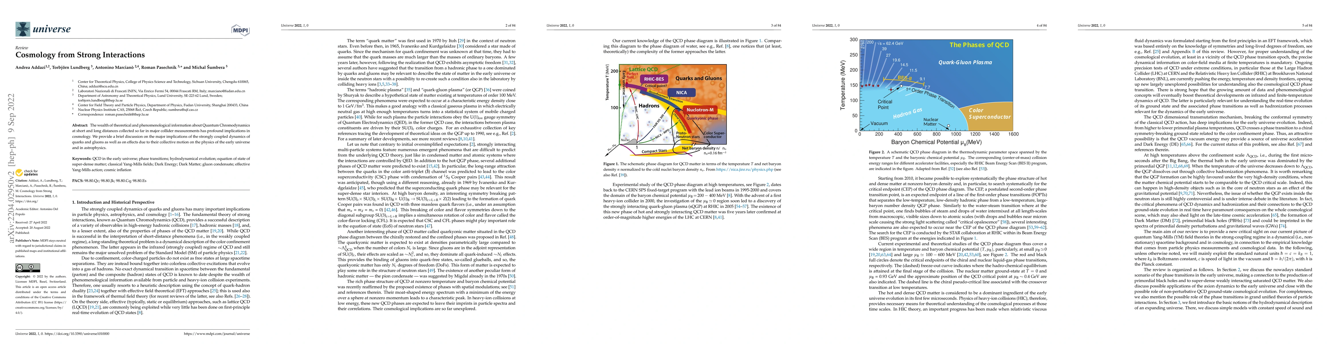 Thumbnail for Cosmology from Strong Interactions
