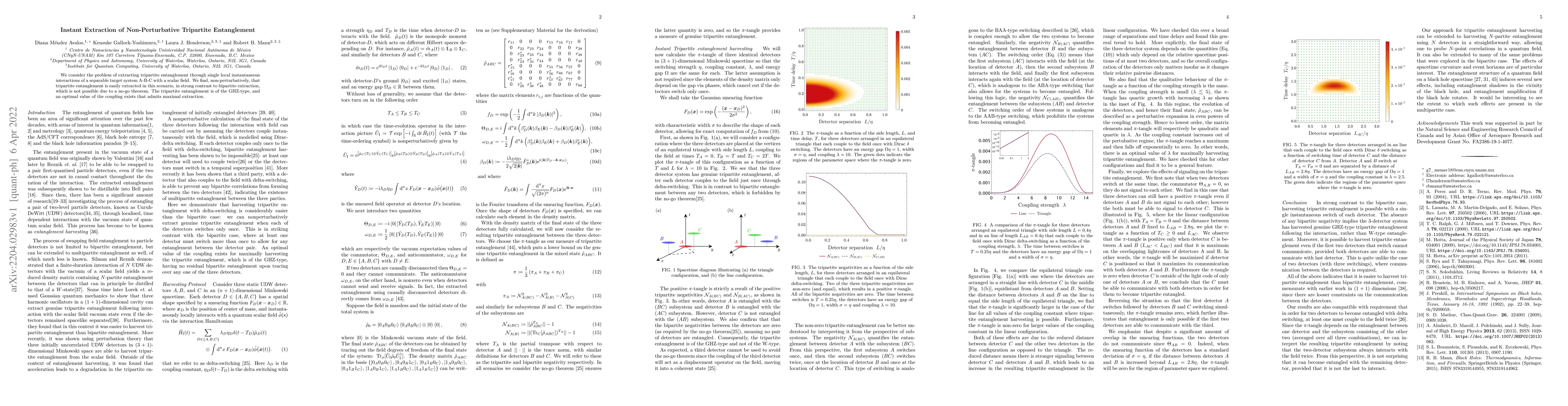 Thumbnail for Instant Extraction of Non-Perturbative Tripartite Entanglement