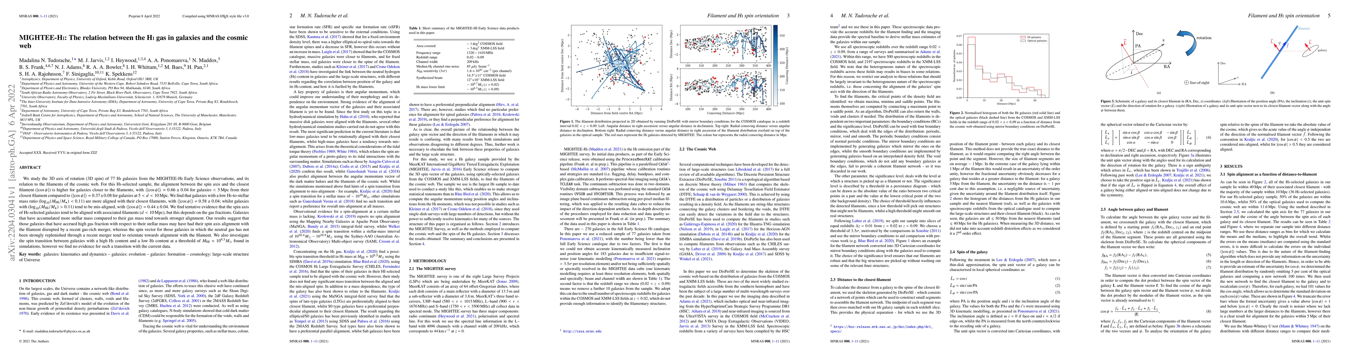 Thumbnail for MIGHTEE-HI: The relation between the HI gas in galaxies and the cosmic
  web