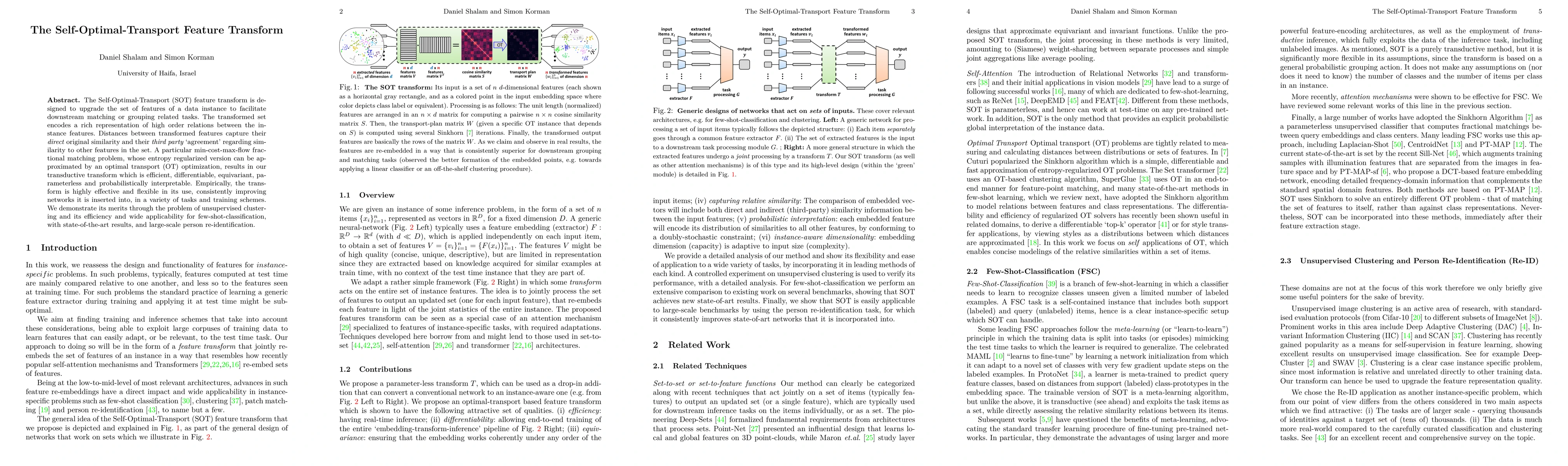 Thumbnail for The Self-Optimal-Transport Feature Transform