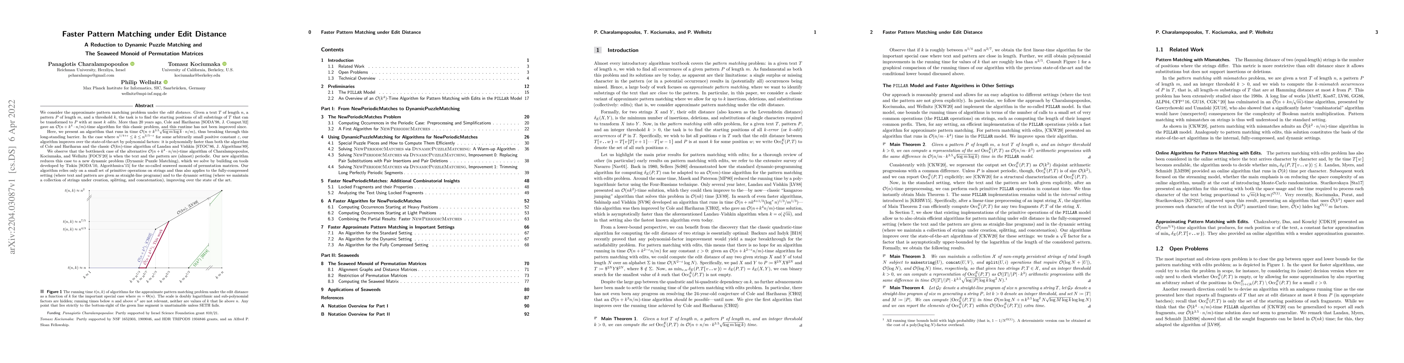 Thumbnail for Faster Pattern Matching under Edit Distance