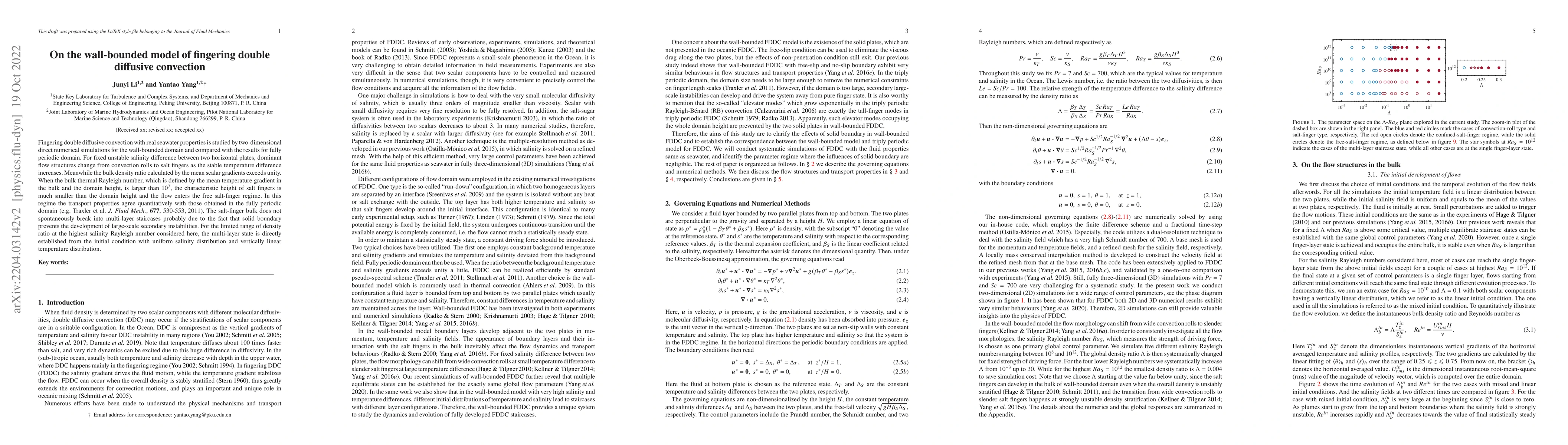 Thumbnail for On the wall-bounded model of fingering double diffusive convection