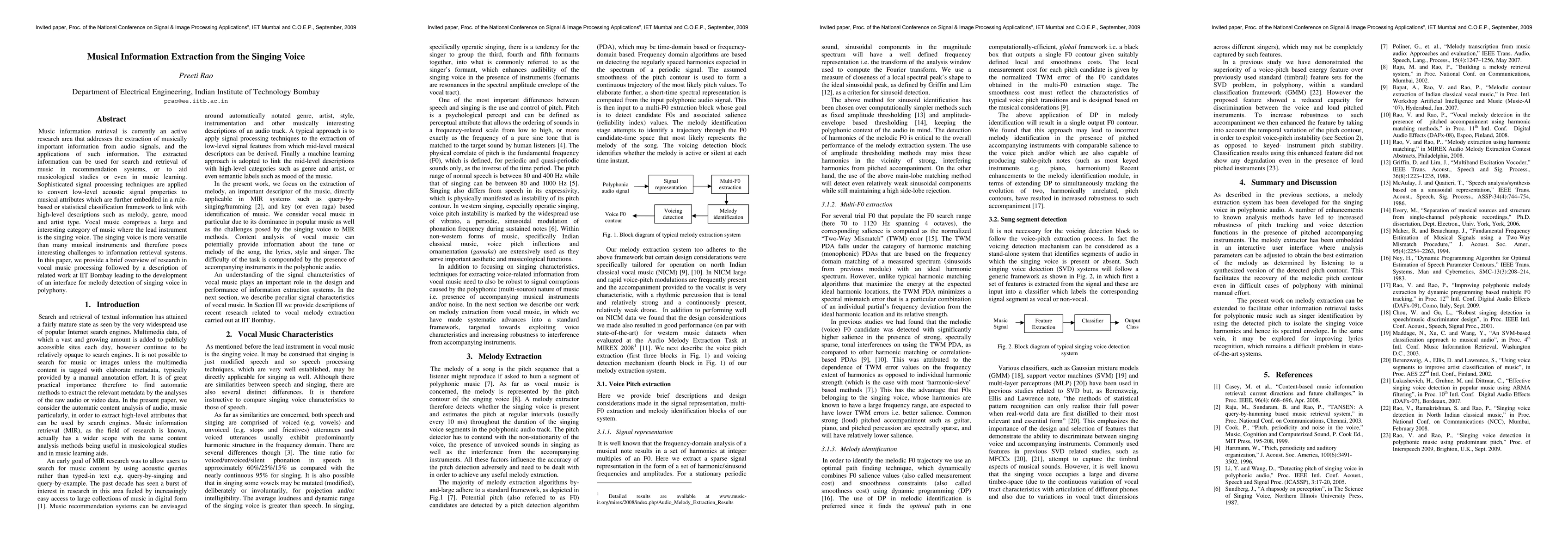 Thumbnail for Musical Information Extraction from the Singing Voice