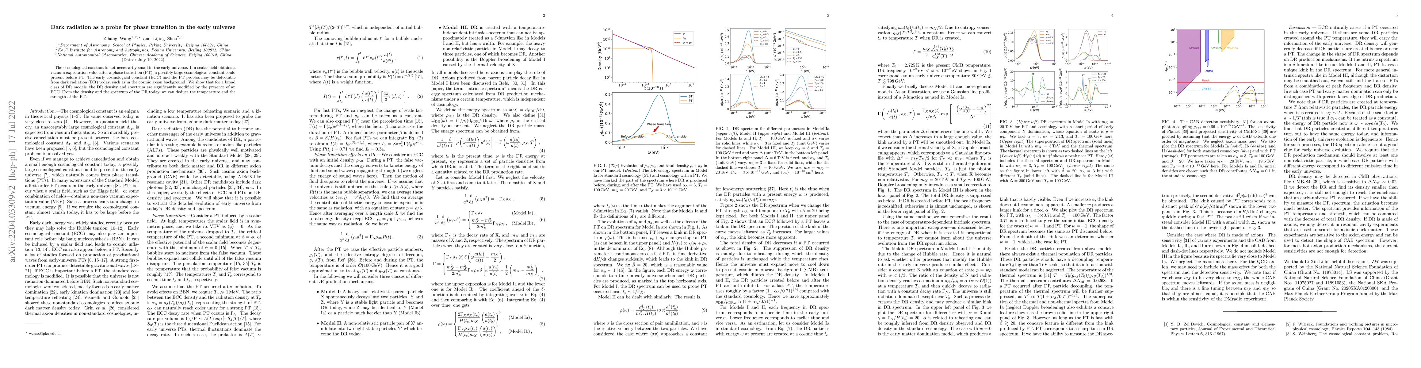Thumbnail for Dark radiation as a probe for phase transition in the early universe