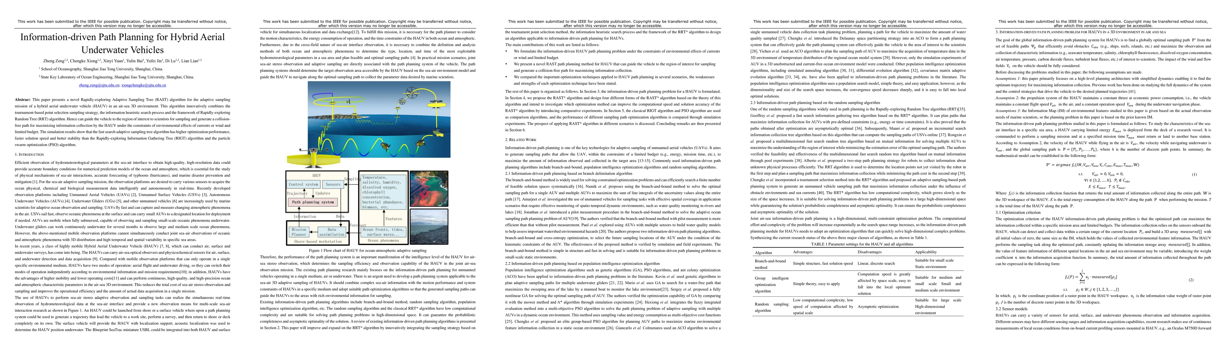 Thumbnail for Information-driven Path Planning for Hybrid Aerial Underwater Vehicles