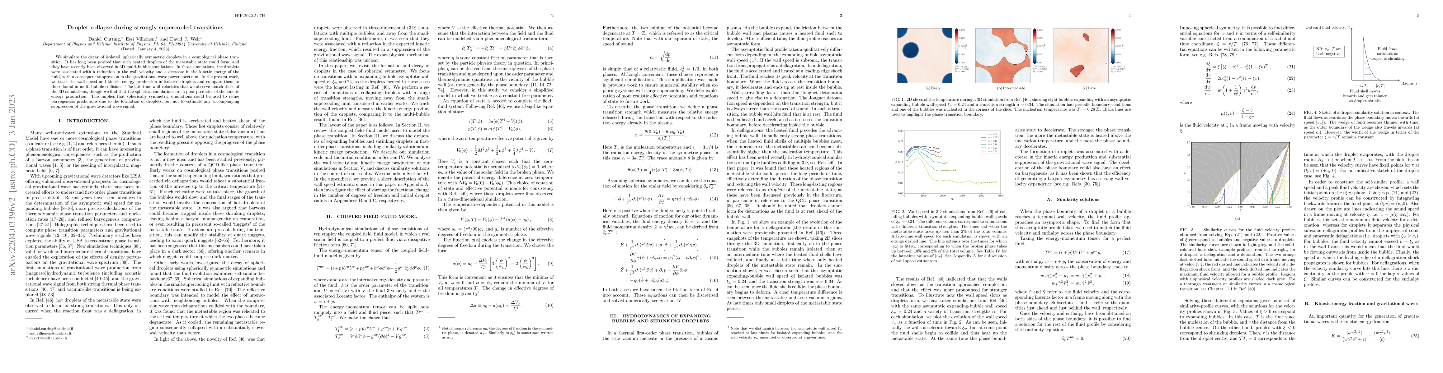 Thumbnail for Droplet collapse during strongly supercooled transitions