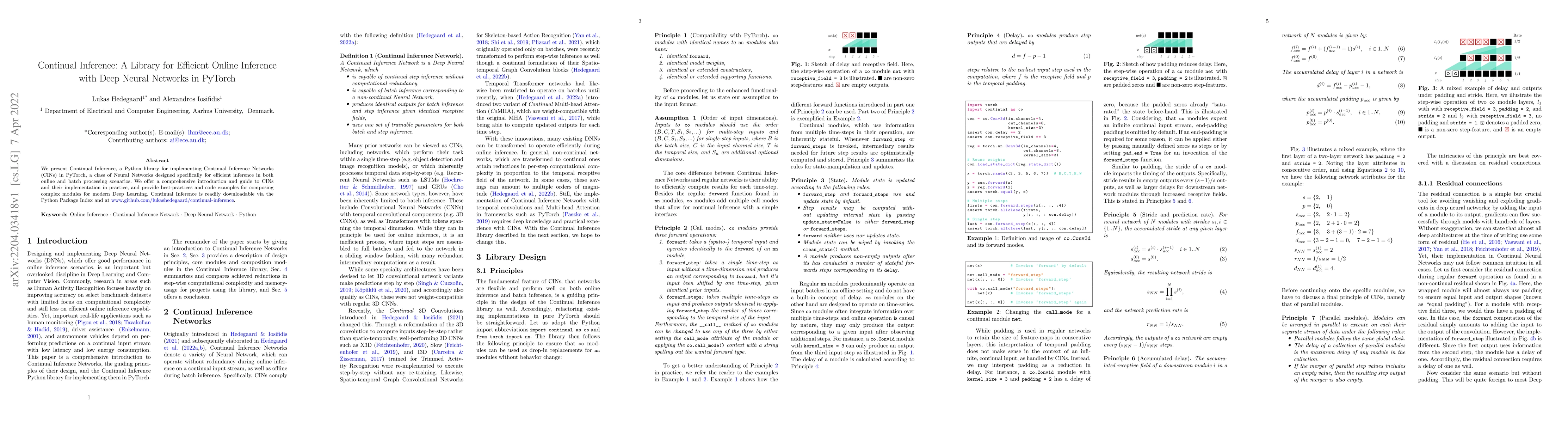 Thumbnail for Continual Inference: A Library for Efficient Online Inference with Deep
  Neural Networks in PyTorch