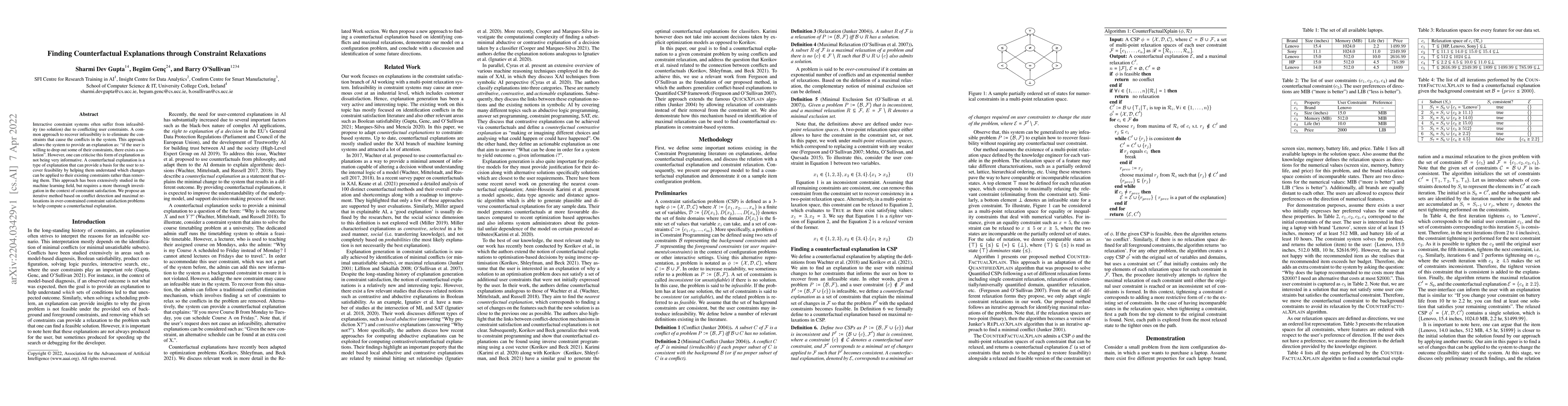 Thumbnail for Finding Counterfactual Explanations through Constraint Relaxations