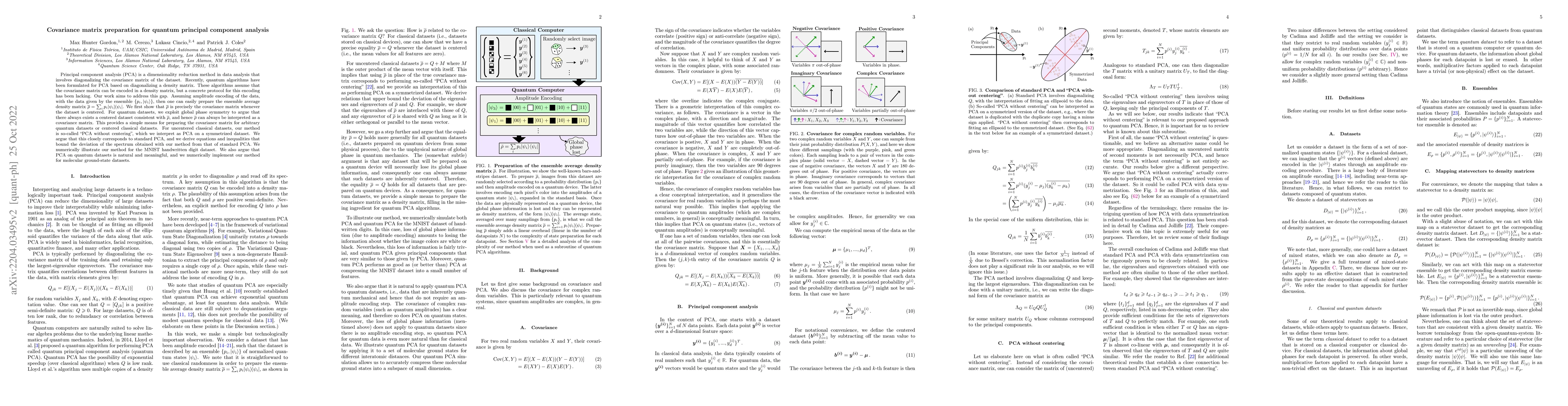 Thumbnail for Covariance matrix preparation for quantum principal component analysis