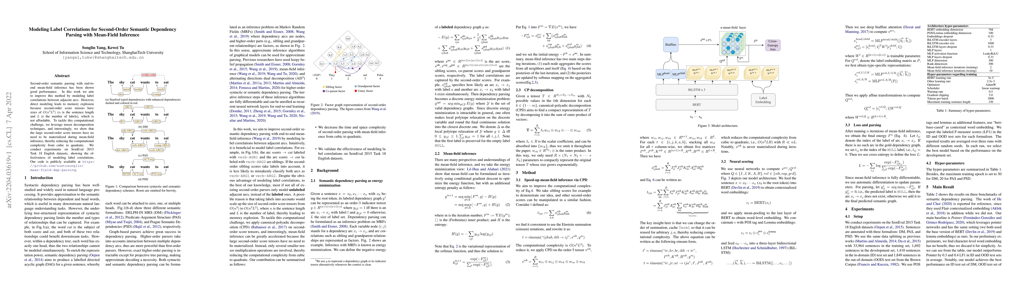 Thumbnail for Modeling Label Correlations for Second-Order Semantic Dependency Parsing
  with Mean-Field Inference