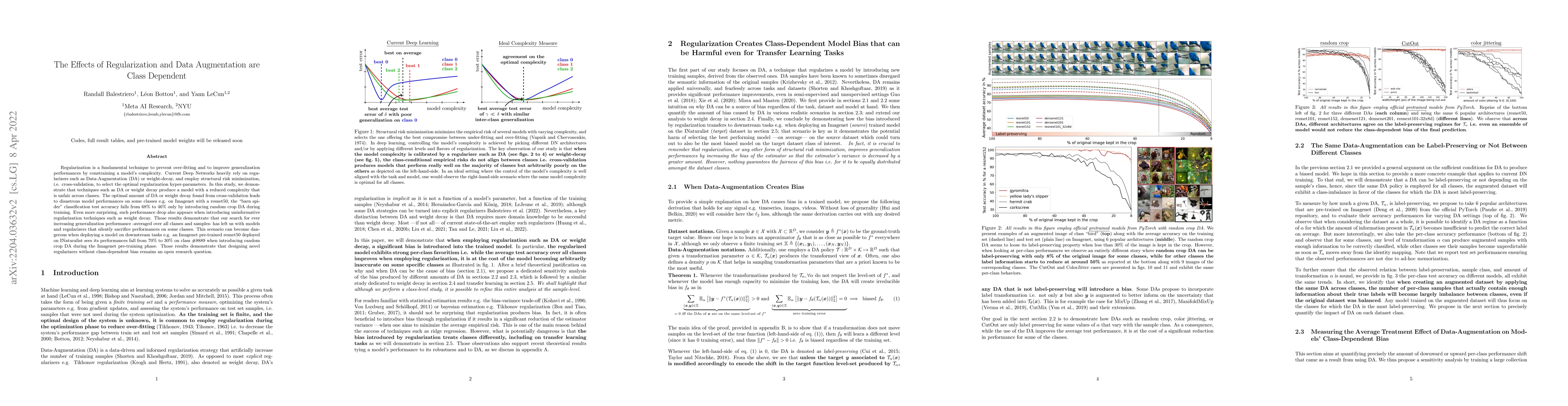 Thumbnail for The Effects of Regularization and Data Augmentation are Class Dependent