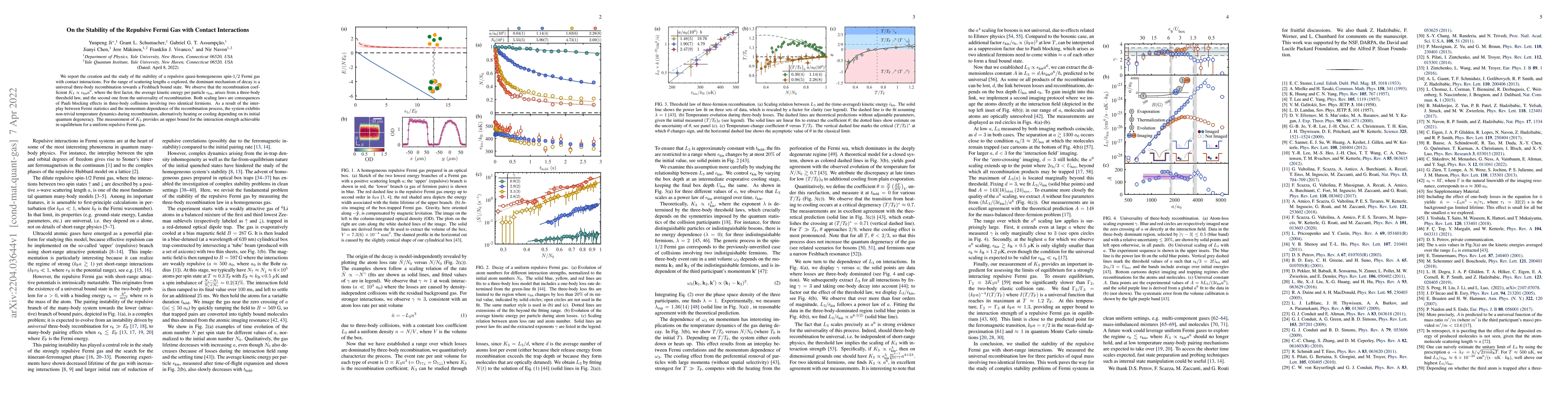 Thumbnail for On the Stability of the Repulsive Fermi Gas with Contact Interactions