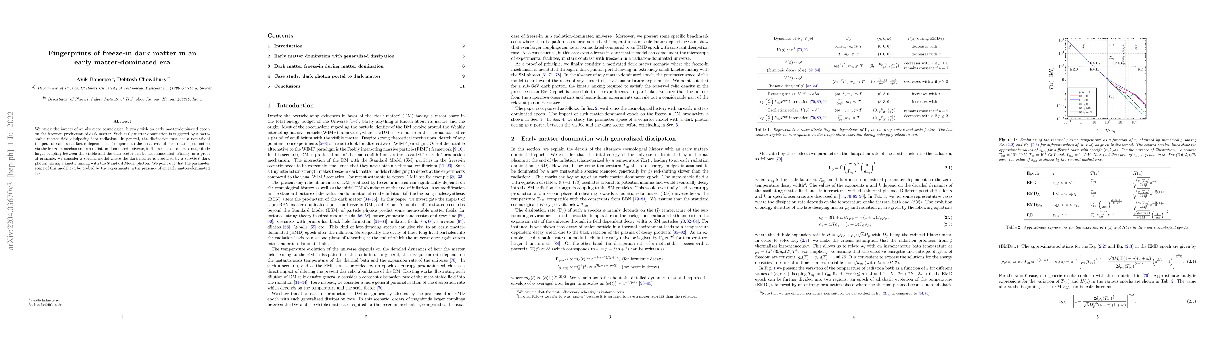 Thumbnail for Fingerprints of freeze-in dark matter in an early matter-dominated era