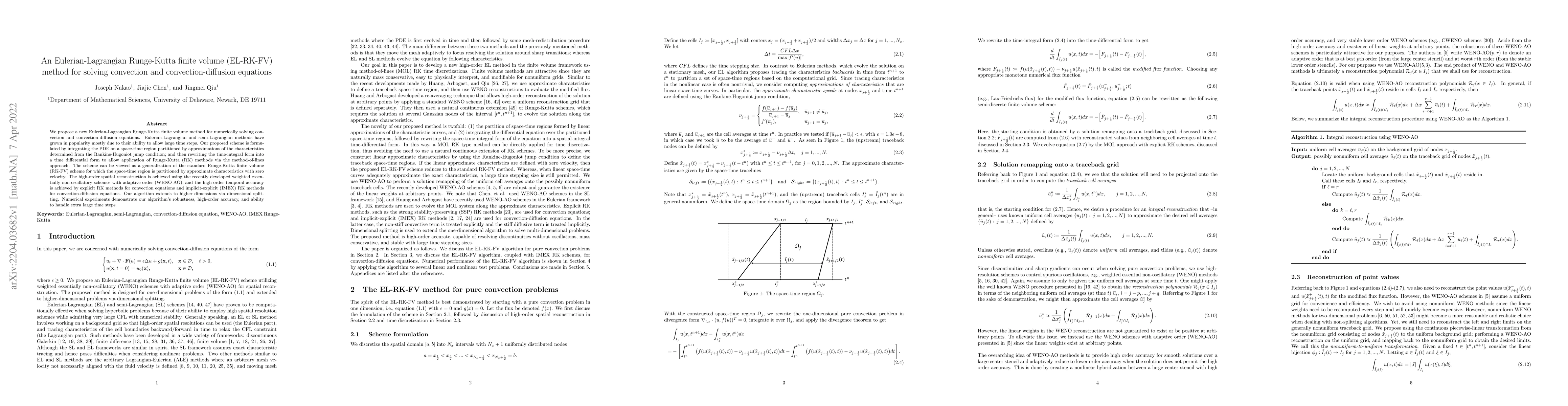 Thumbnail for An Eulerian-Lagrangian Runge-Kutta finite volume (EL-RK-FV) method for
  solving convection and convection-diffusion equations