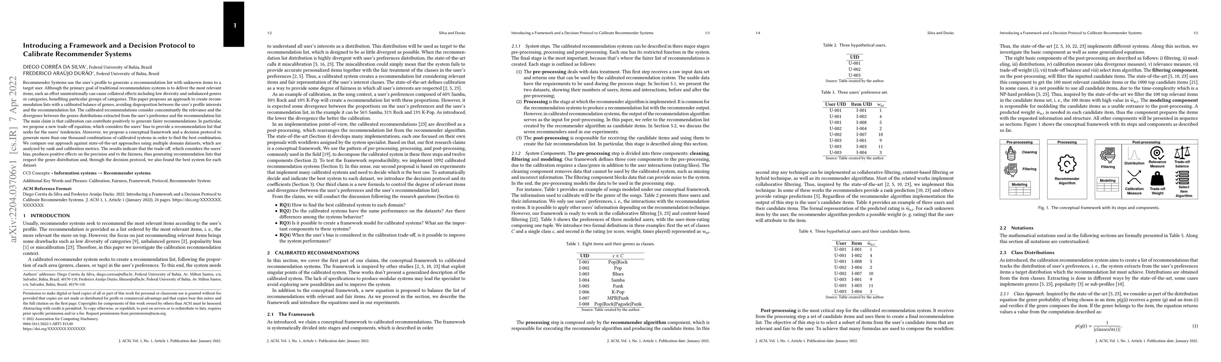 Thumbnail for Introducing a Framework and a Decision Protocol to Calibrate Recommender
  Systems