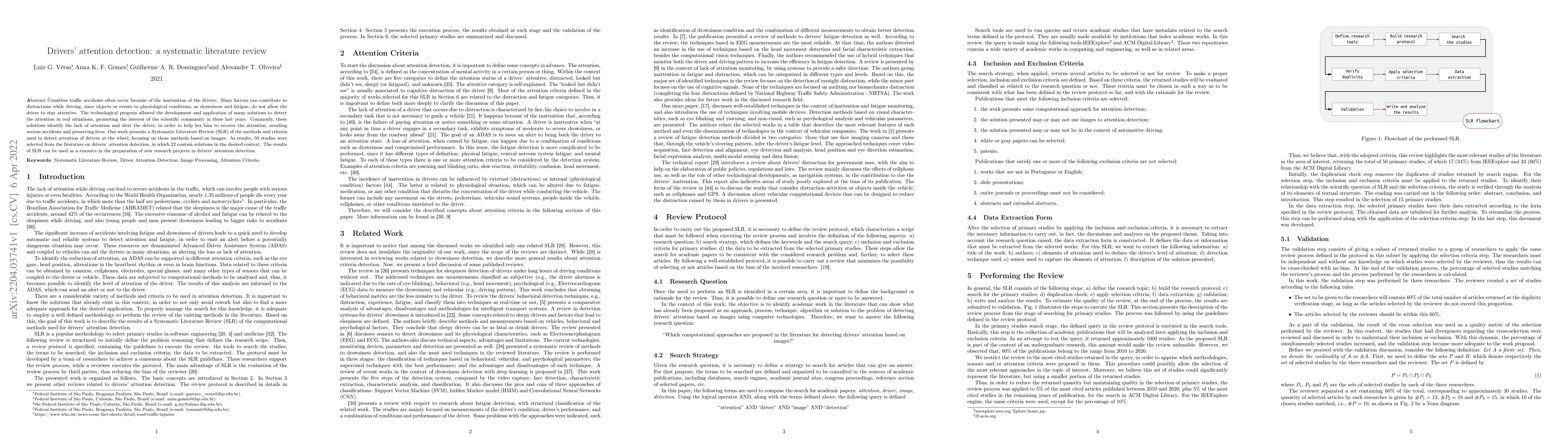Thumbnail for Drivers' attention detection: a systematic literature review