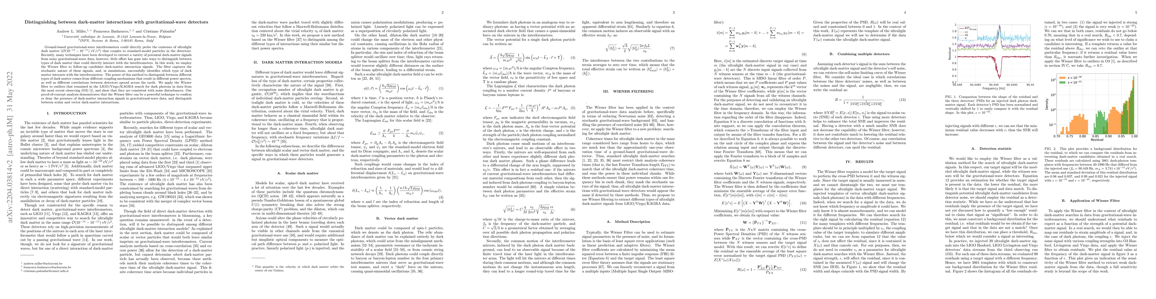 Thumbnail for Distinguishing between dark-matter interactions with gravitational-wave
  detectors