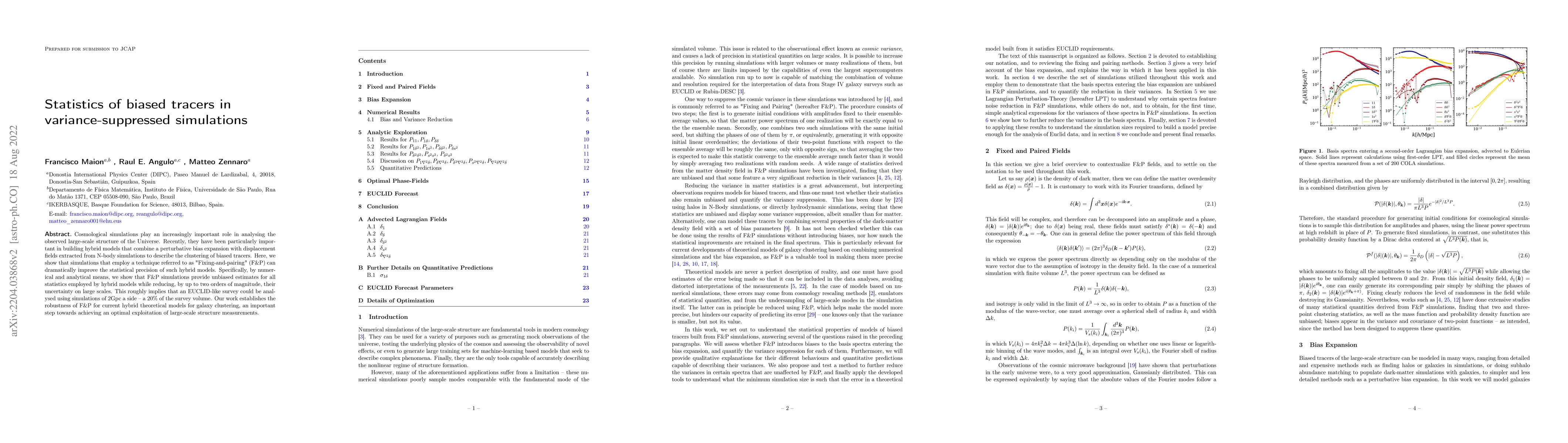 Thumbnail for Statistics of biased tracers in variance-suppressed simulations