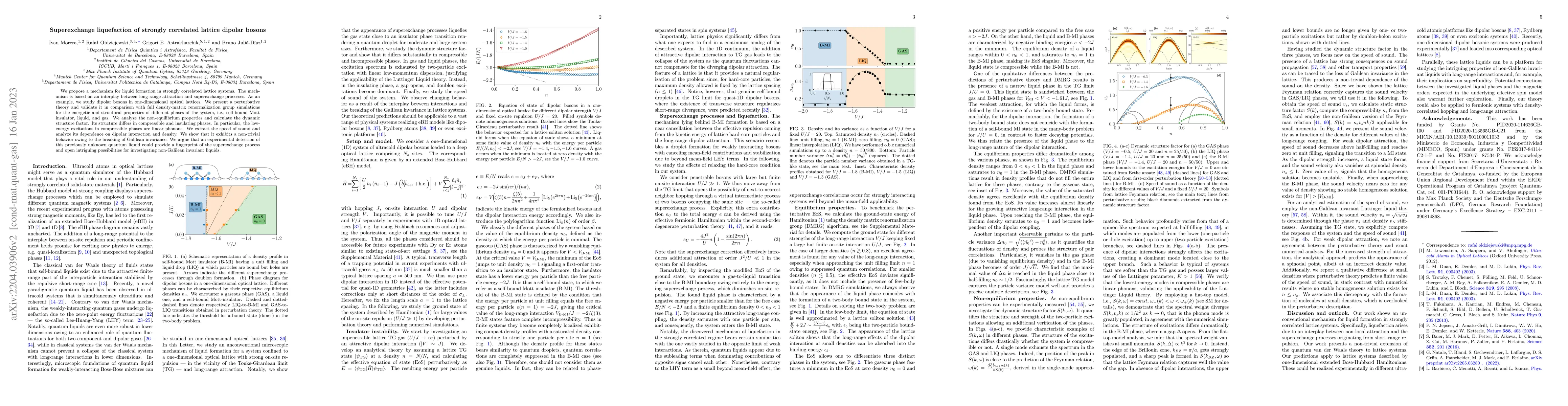 Thumbnail for Superexchange Liquefaction of Strongly Correlated Lattice Dipolar Bosons