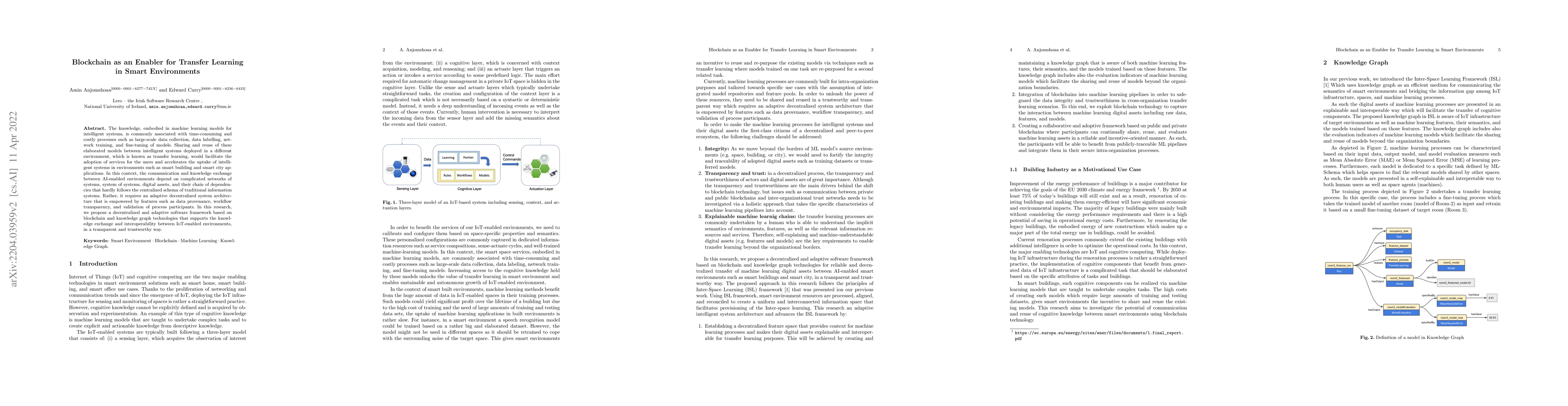 Thumbnail for Blockchain as an Enabler for Transfer Learning in Smart Environments