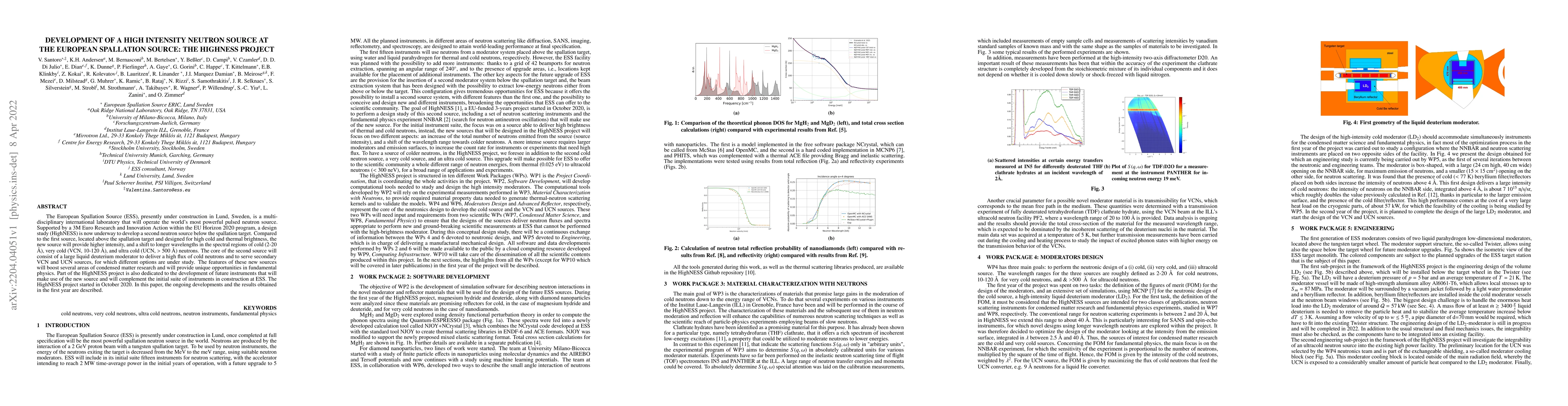 Thumbnail for Development of a High Intensity Neutron Source at the European
  Spallation Source: The HighNESS project