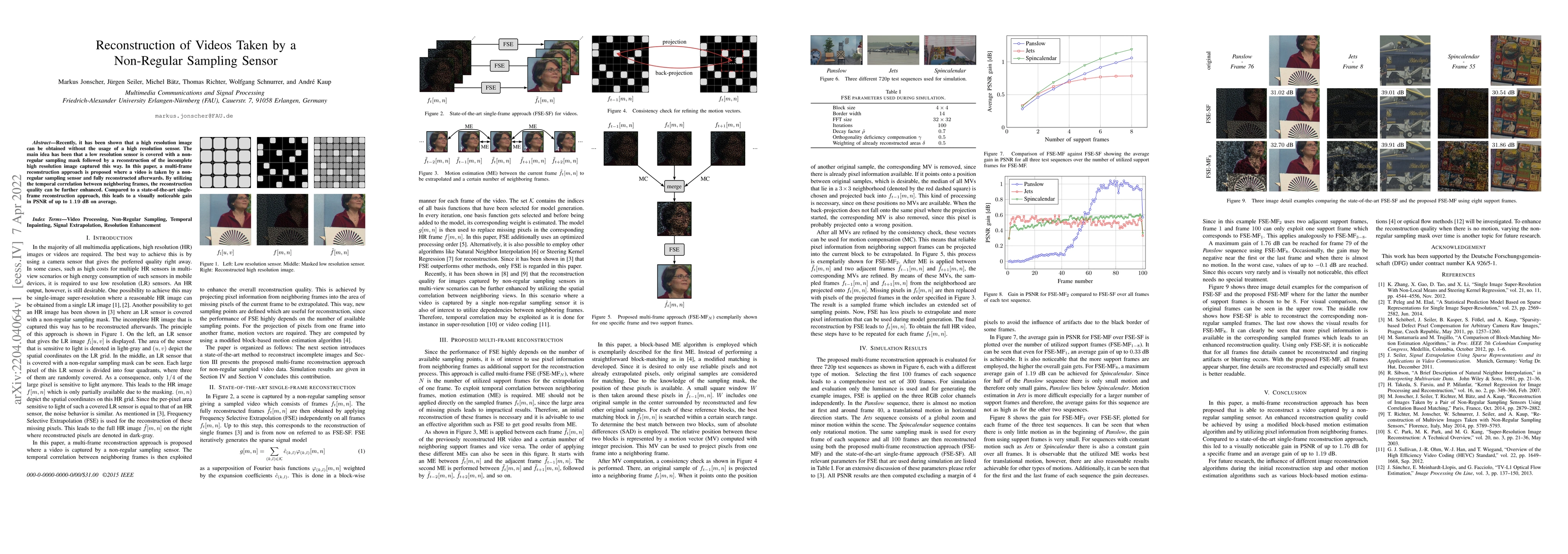 Thumbnail for Reconstruction of Videos Taken by a Non-Regular Sampling Sensor