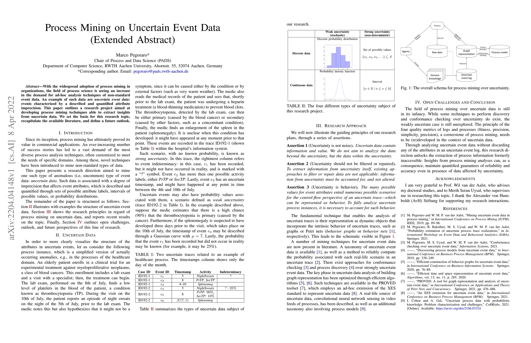 Thumbnail for Process Mining on Uncertain Event Data