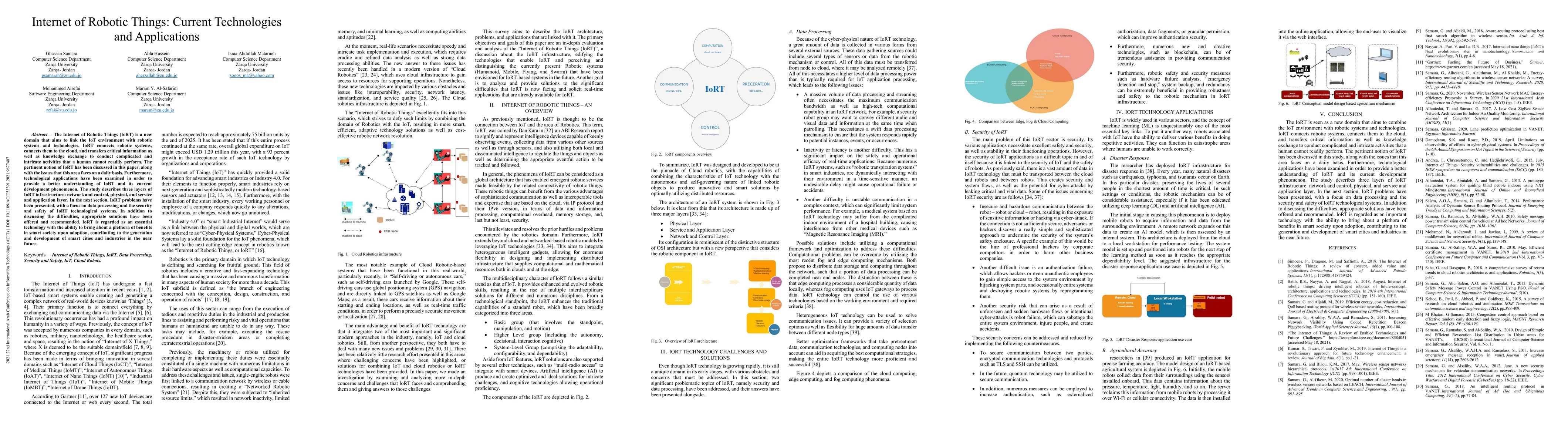 Thumbnail for Internet of Robotic Things: Current Technologies and Applications