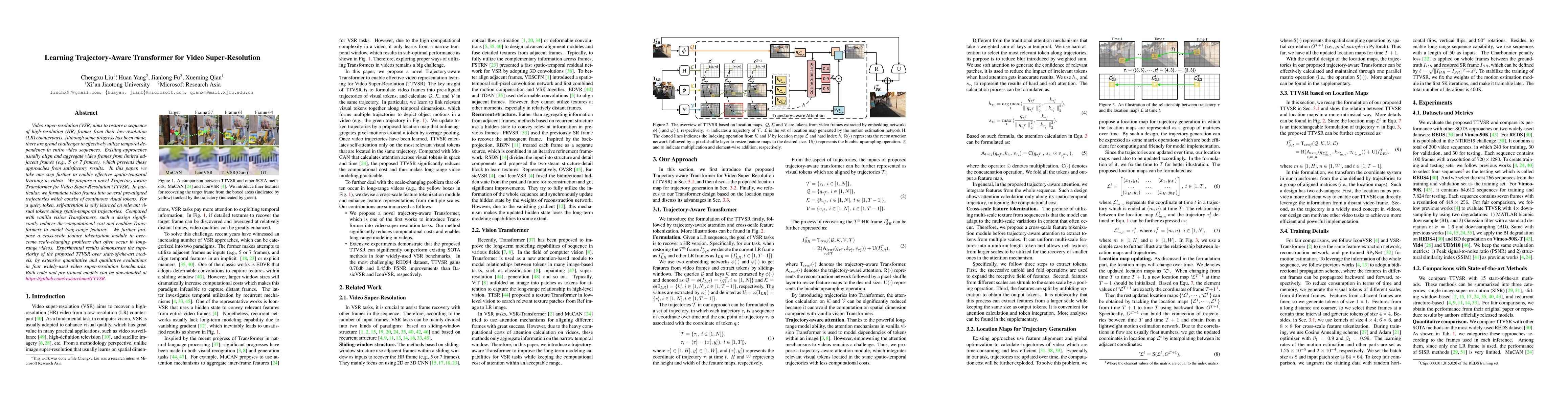 Thumbnail for Learning Trajectory-Aware Transformer for Video Super-Resolution
