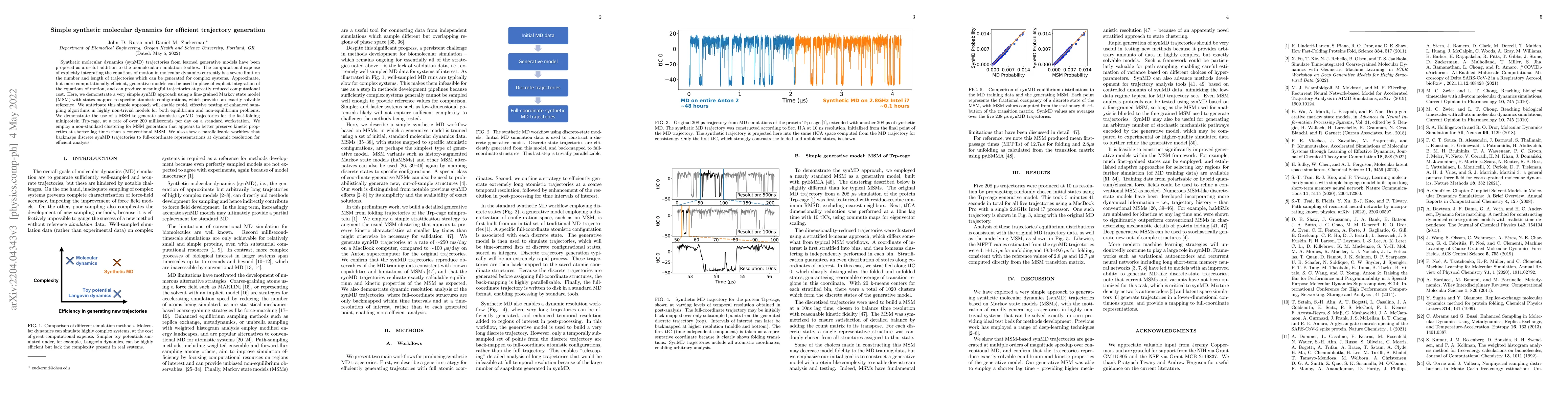 Thumbnail for Simple synthetic molecular dynamics for efficient trajectory generation