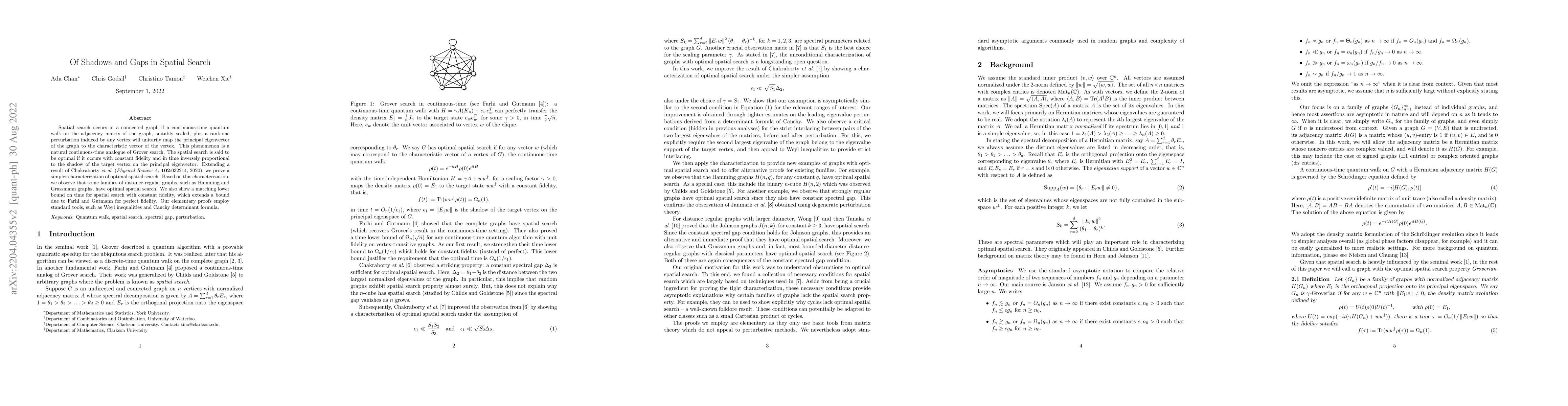 Thumbnail for Of Shadows and Gaps in Spatial Search
