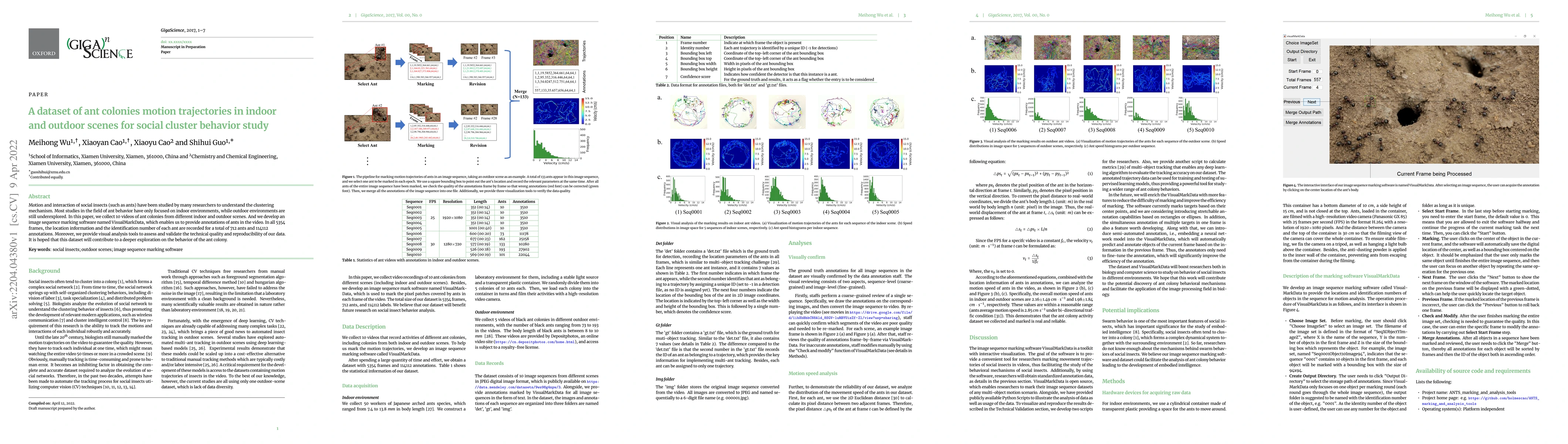 Thumbnail for A dataset of ant colonies motion trajectories in indoor and outdoor
  scenes for social cluster behavior study