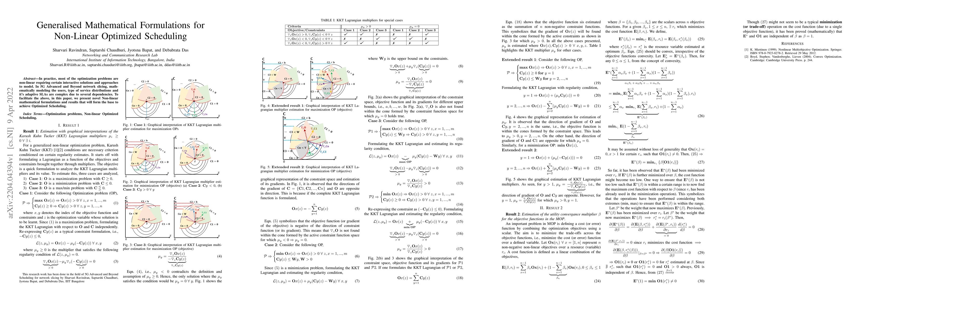 Thumbnail for Generalised Mathematical Formulations for Non-Linear Optimized
  Scheduling