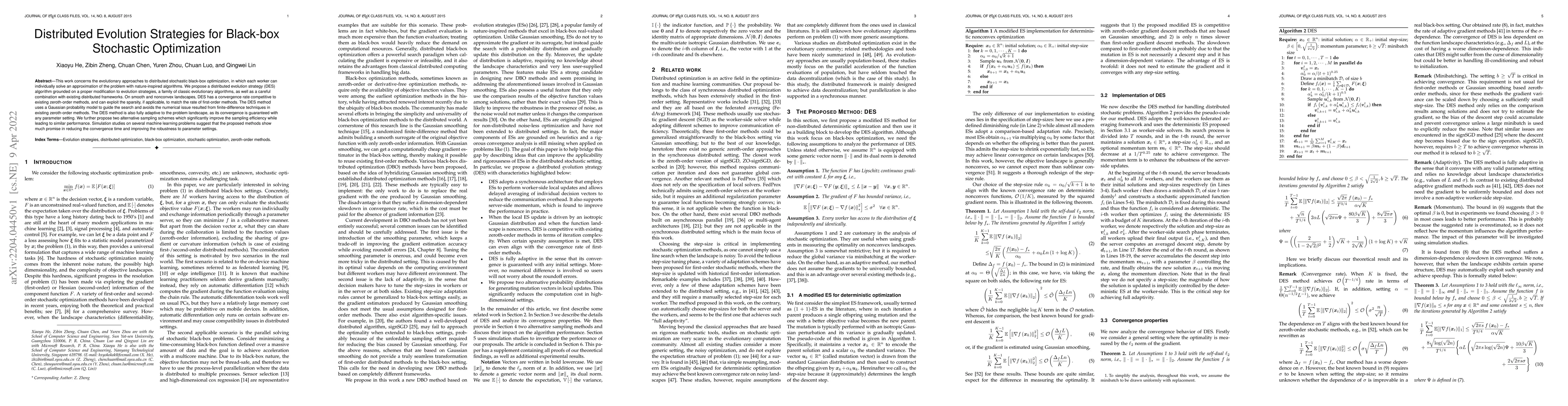 Thumbnail for Distributed Evolution Strategies for Black-box Stochastic Optimization