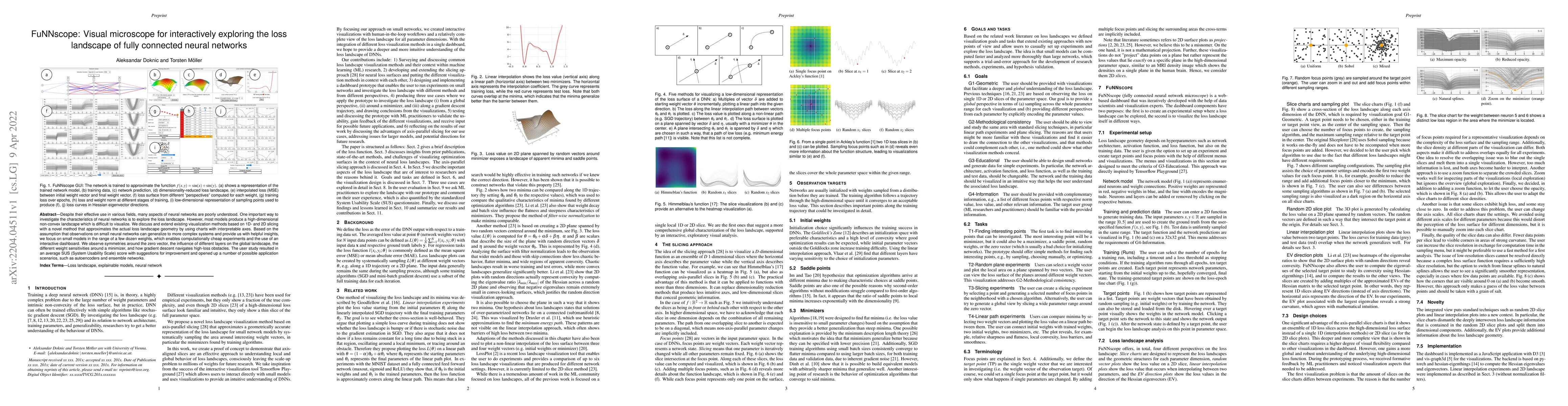 Thumbnail for FuNNscope: Visual microscope for interactively exploring the loss
  landscape of fully connected neural networks