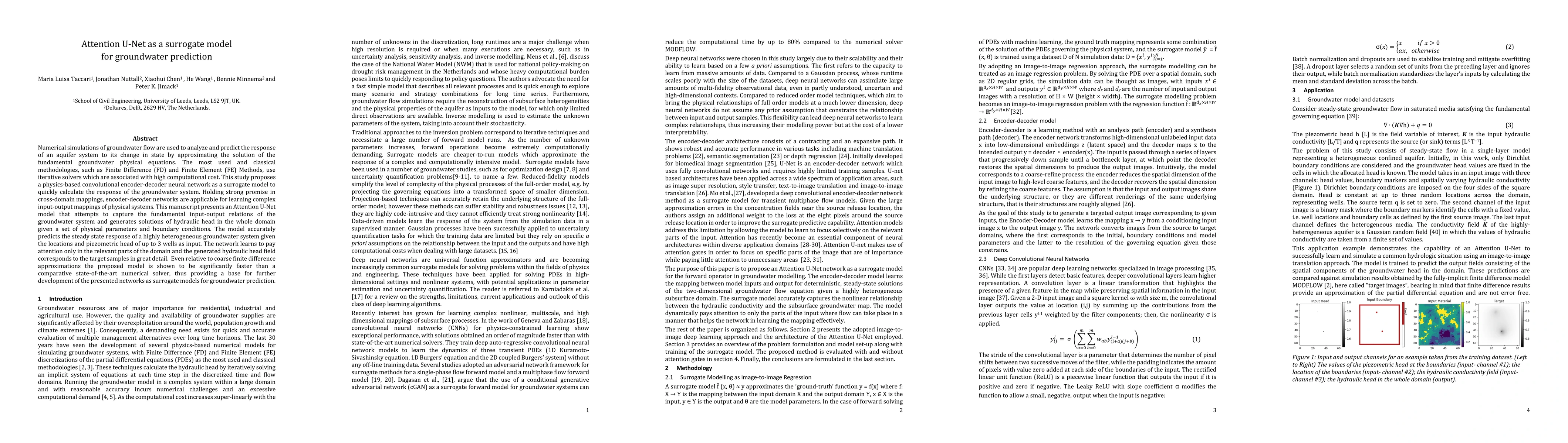 Thumbnail for Attention U-Net as a surrogate model for groundwater prediction