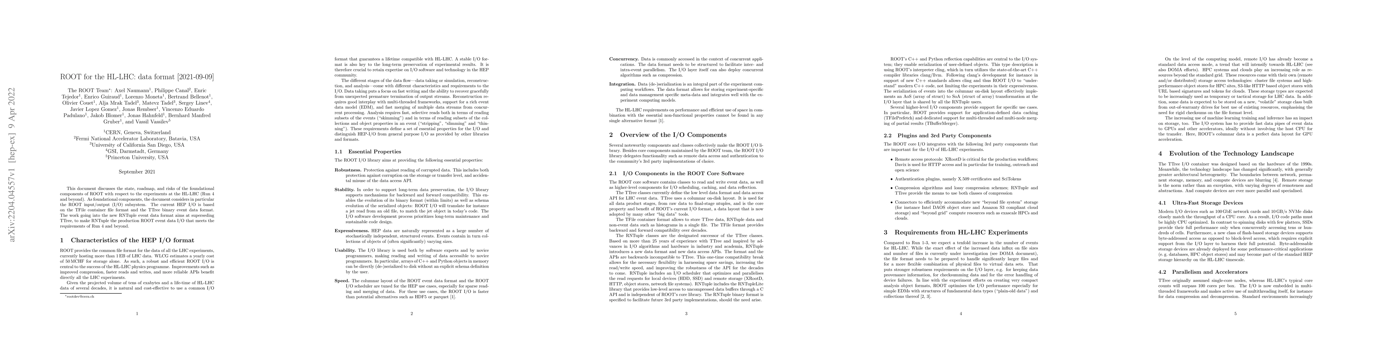 Thumbnail for ROOT for the HL-LHC: data format