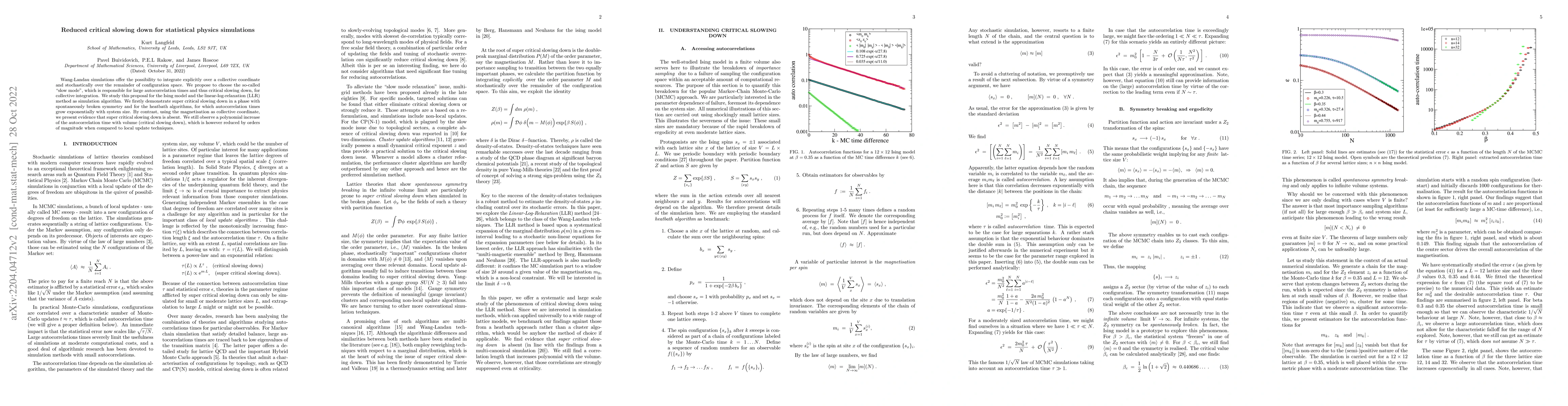 Thumbnail for Reduced critical slowing down for statistical physics simulations
