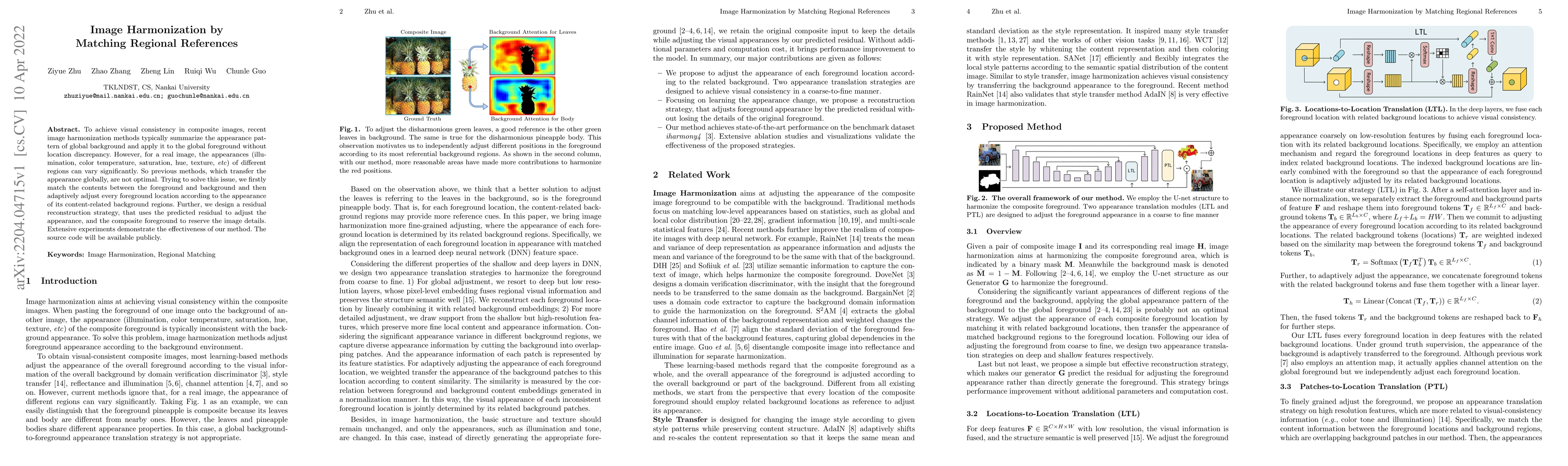 Thumbnail for Image Harmonization by Matching Regional References