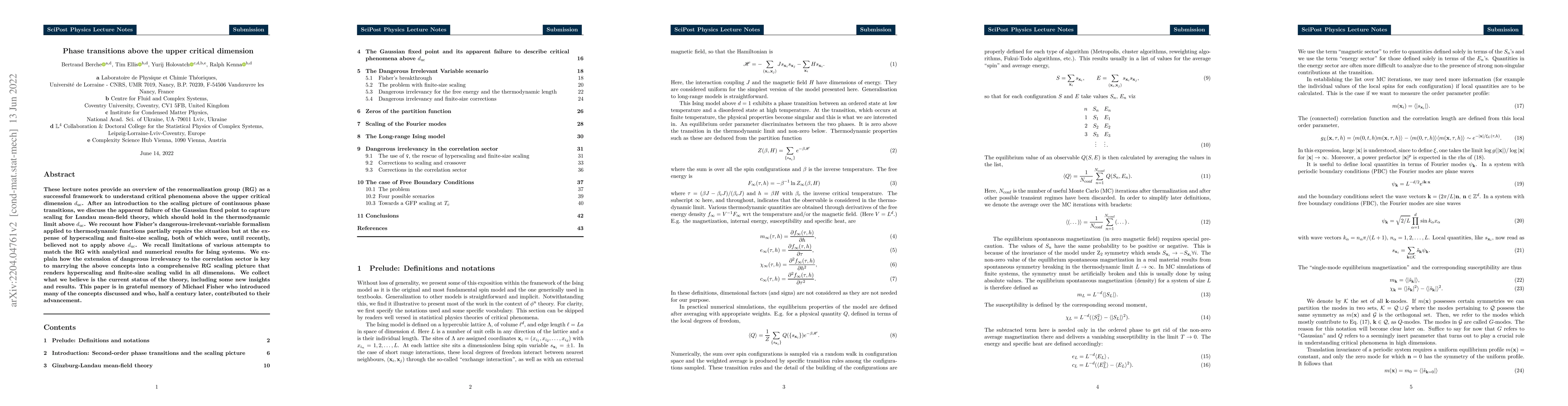 Thumbnail for Phase transitions above the upper critical dimension