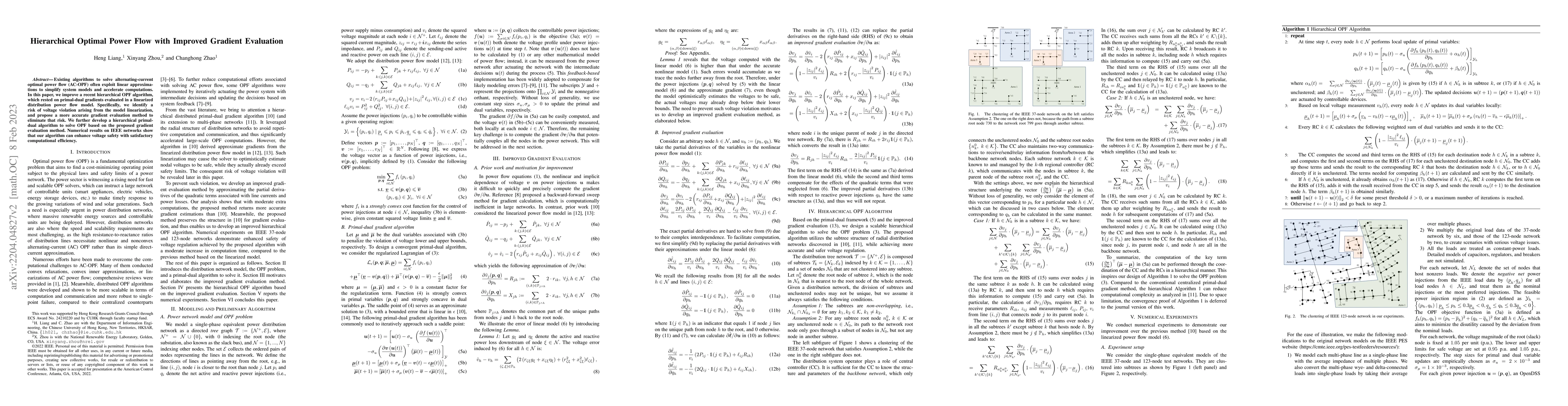 Thumbnail for Hierarchical Optimal Power Flow with Improved Gradient Evaluation