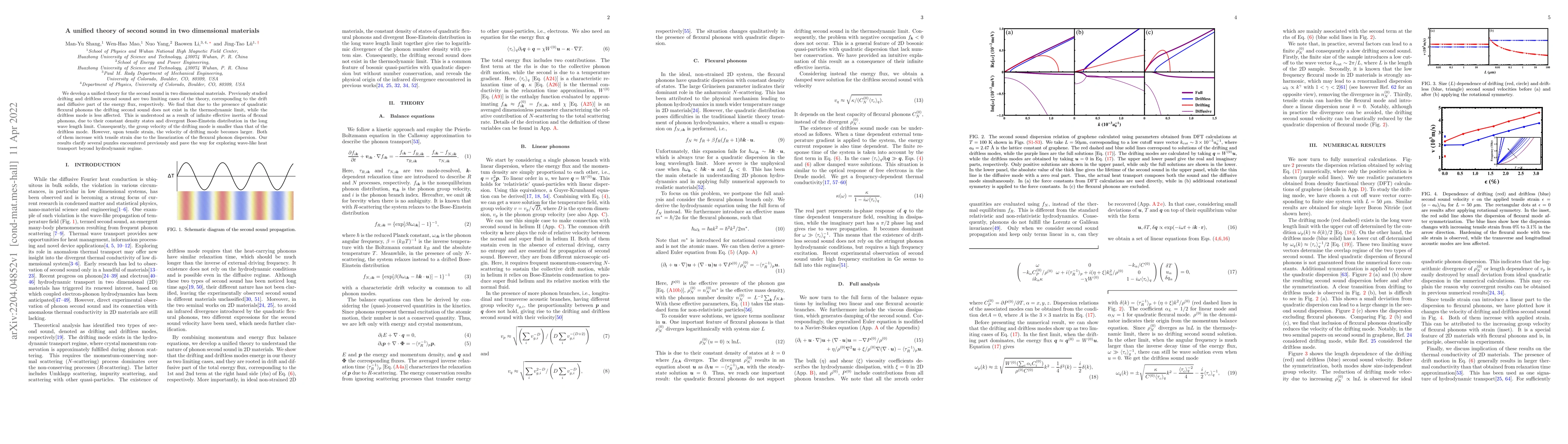 Thumbnail for A unified theory of second sound in two dimensional materials