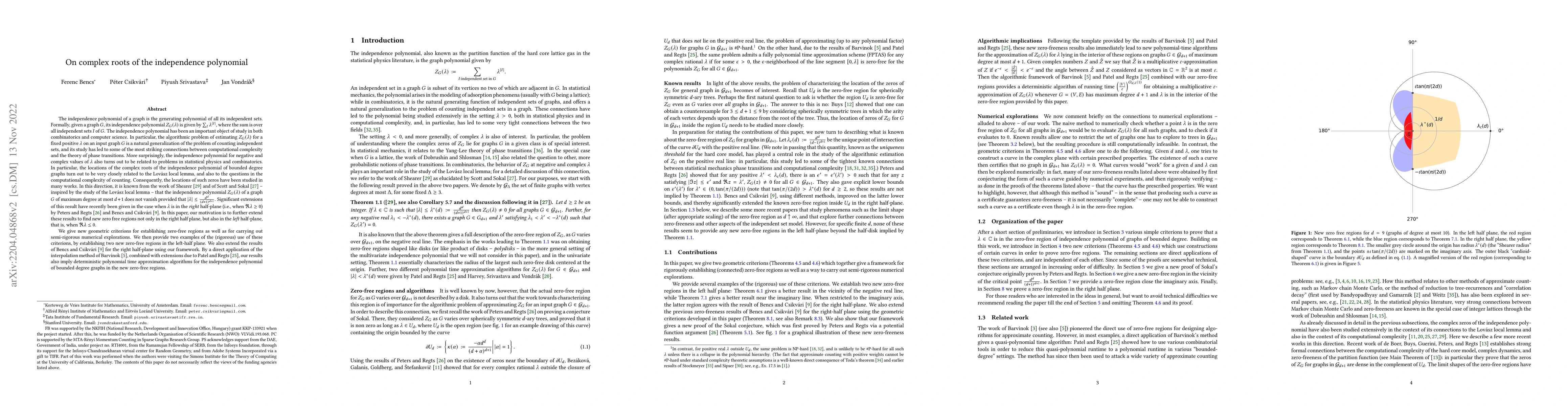 Thumbnail for On complex roots of the independence polynomial