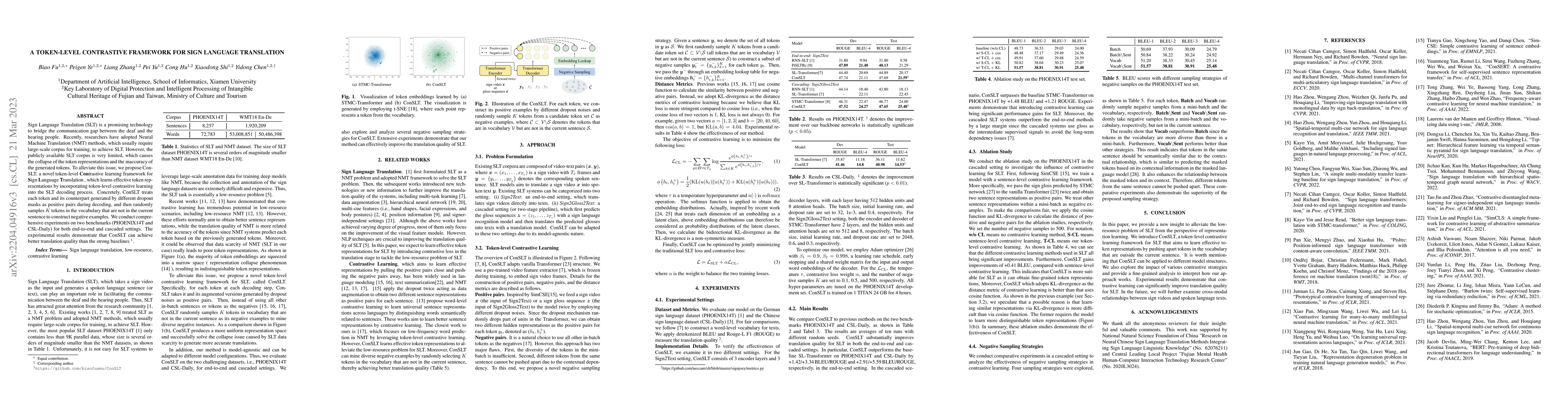 Thumbnail for A Token-level Contrastive Framework for Sign Language Translation