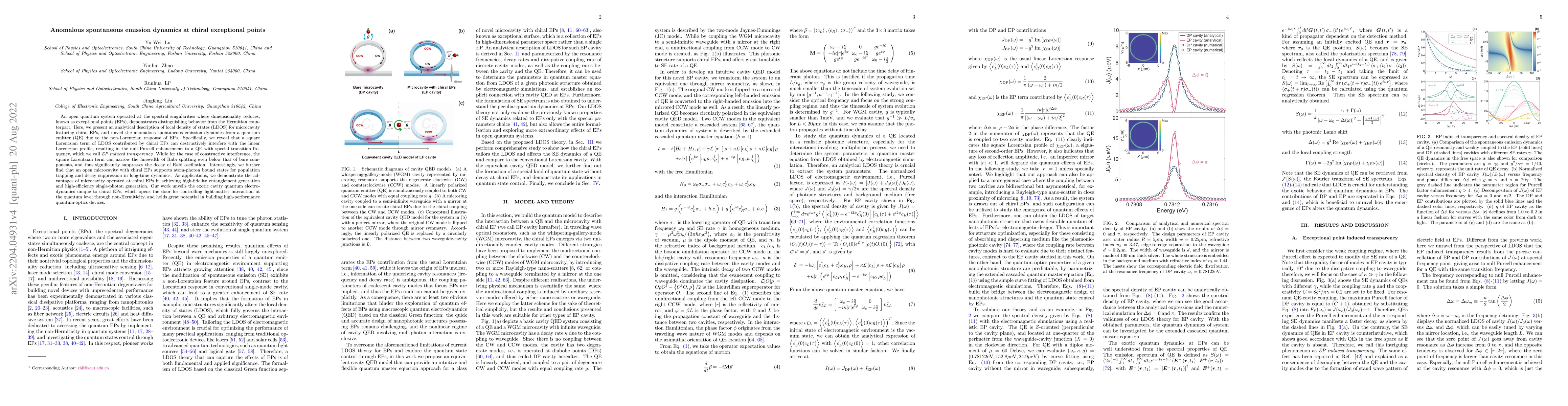 Thumbnail for Anomalous spontaneous emission dynamics at chiral exceptional points