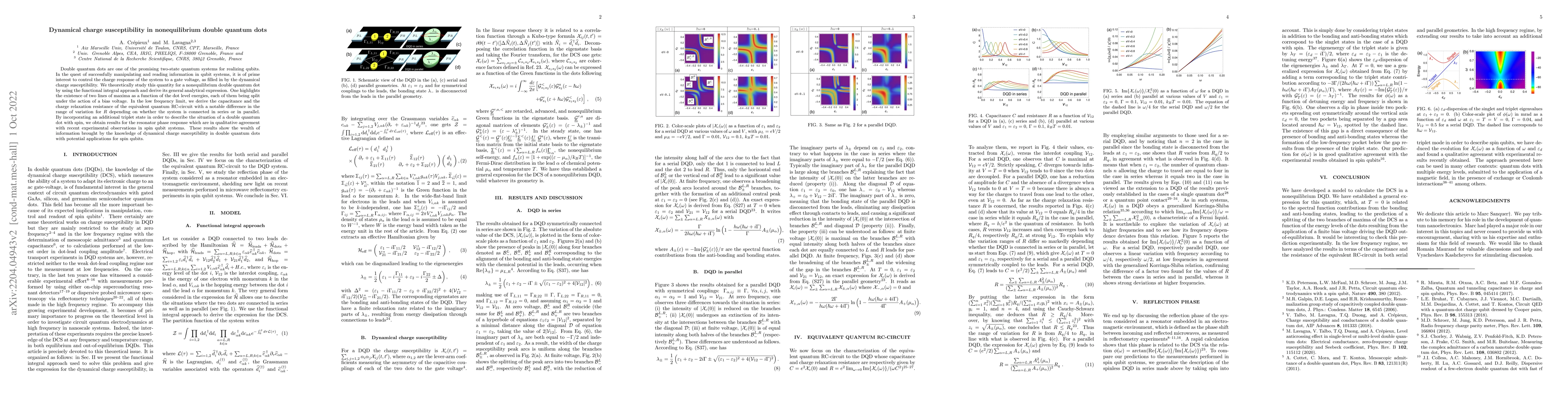 Thumbnail for Dynamical charge susceptibility in nonequilibrium double quantum dots