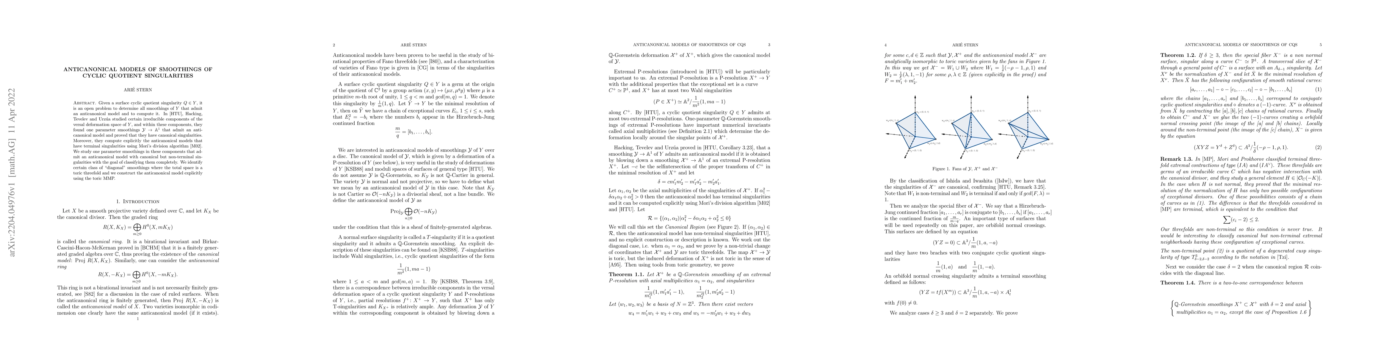 Thumbnail for Anticanonical models of smoothings of cyclic quotient singularities