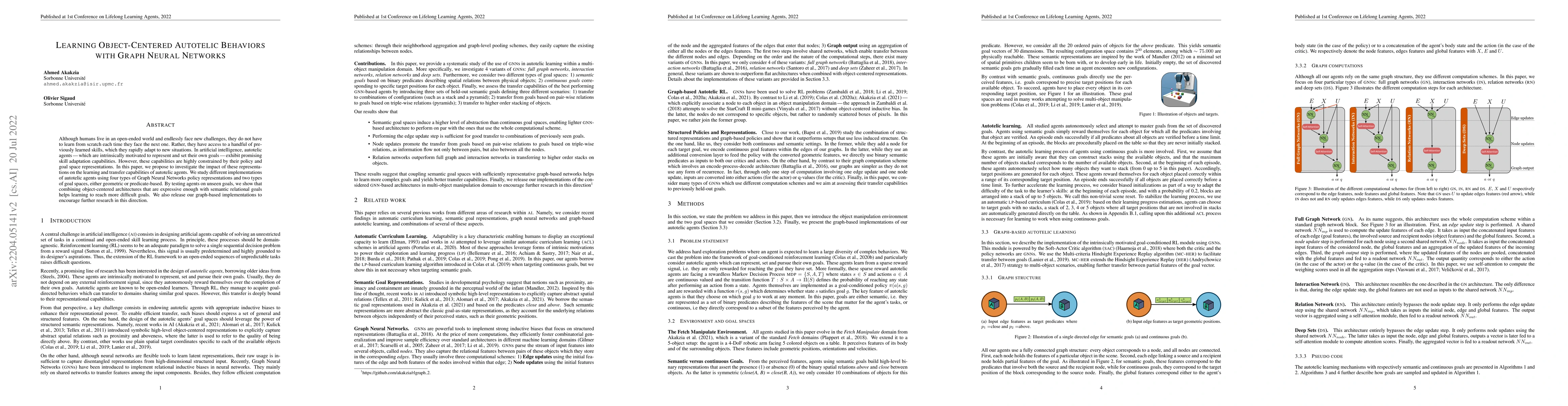 Thumbnail for Learning Object-Centered Autotelic Behaviors with Graph Neural Networks