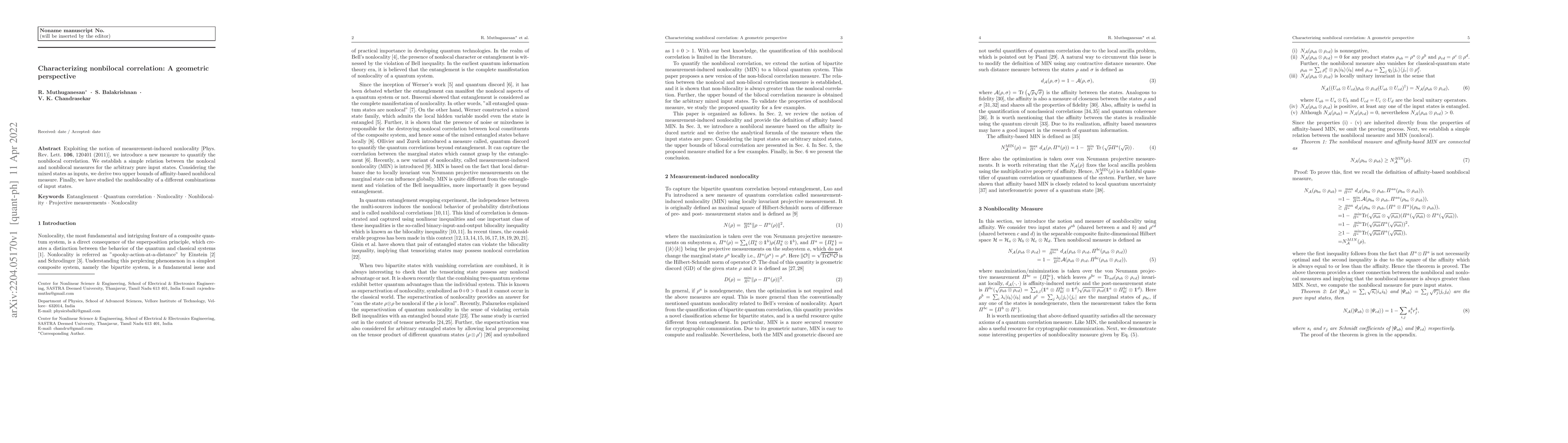 Thumbnail for Characterizing nonbilocal correlation: A geometric perspective